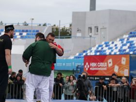 Стали известны победители соревнований по мас-рестлингу и борьбе корэш на Сабантуе