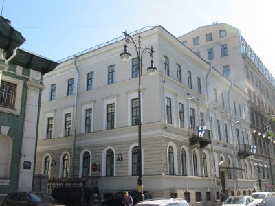 Дом, где в 1890-1918 гг. жил экономист Даниельсон Н.Ф.