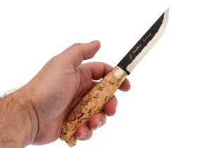 Нож финский Marttiini Lynx, сталь X75Cr1, рукоять карельская береза