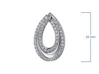 Подвеска из белого золота э4712пд04201524