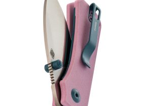 Складной нож Civivi Baby Banter, сталь Nitro-V, рукоять G10, розовый