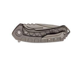 Складной нож Bestech Buwaya, сталь M390, рукоять темно-серый титан