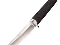 Нож с фиксированным клинком Cold Steel Master Tanto, сталь VG-10 San Mai, рукоять кратон, черный