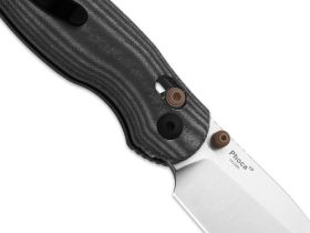 Складной нож Kizer Phoca CD, сталь 14C28N, рукоять микарта, серый