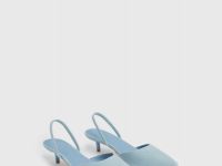 Туфли на низком каблуке, Синий