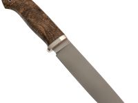 Рыбацкий нож Консул, сталь M398, рукоять карельская береза