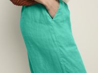 Шорты изо льна на резинке