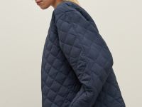 Куртка утепленная с округлым воротником