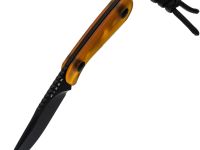 Туристический нож Kizer Buddy black сталь Nitro-V, рукоять Ultem