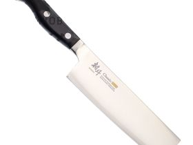 Кухонный нож накири для резки овощей Shimomura MURATO Classic 16.5 см, сталь VG-10, рукоять Pakka Wood