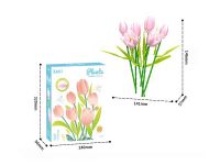 JK29312 Конструктор Букет розовых тюльпанов