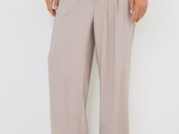 Брюки из вискозы, Бежевый