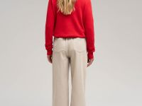 Брюки прямого кроя из вельвета