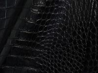 Юбка миди из искусственной кожи, Черный