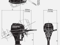 4х-тактный лодочный мотор TOHATSU MFS 20E EPS