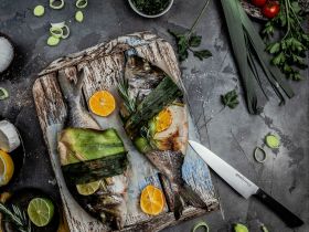 Нож кухонный универсальный Samura "HARAKIRI" (SHR-0023B) 150 мм, сталь AUS-8, рукоять ABS пластик, чёрный