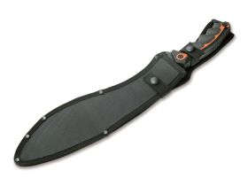 Мачете кукри Boker Magnum Chainsaw Backup, сталь 420, рукоять резина/пластик