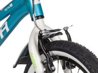 Детский велосипед Novatrack Katrina 16, год 2025, цвет Голубой-Зеленый