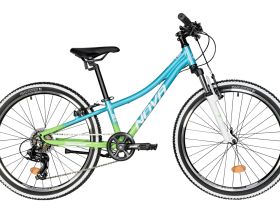 Подростковый велосипед Novatrack Katrina 24 V-Brake, год 2025, цвет Красный-Желтый, ростовка 12