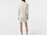 Женское платье Lacoste с высоким воротом на молнии