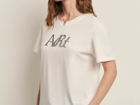 Футболка прямого силуэта с принтом