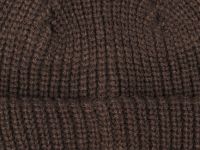 Шапка-бини с отворотом, Коричневый