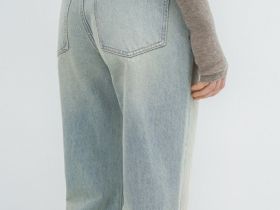 Джинсы Boyfriend с низкой посадкой, Голубой
