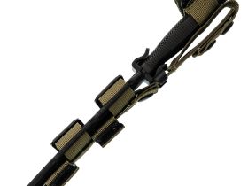 Туристический нож Кмет, сталь AUS-8, рукоять резинопластик черный