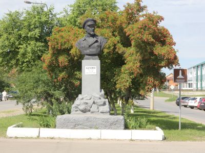 Памятник герою гражданской войны Н.Д.Томину