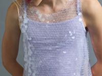 Топ с пайетками для девочек, Фиолетовый