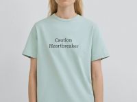 Футболка с принтом, Зеленый