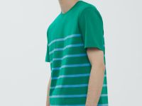 Футболка из хлопка в полоску