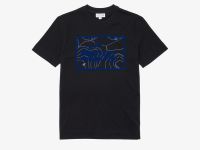 Мужская хлопковая футболка Lacoste стандартного кроя