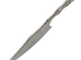 Нож Barmaley Knives Баньши L, сталь AUS-10Co, красный
