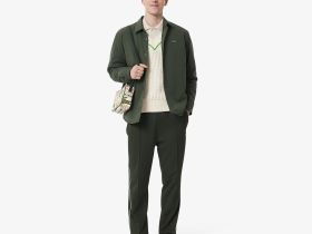 Мужское поло L.12.12 из меланжевой ткани