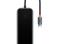 Адаптер Baseus 7 в 1 Acmejoy Type-C HUB на HDMI/USB 3.0*2/USB 2.0/Type-C PD&Data/SD/TF (BS-OH090) (Dark Gray)