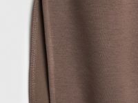 Футболка оверсайз с разрезами, Коричневый