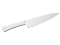 Набор кухонных ножей Hatamoto Sakana WJPS-002 "Поварская тройка", сталь AUS-8, рукоять ABS-пластик, белый