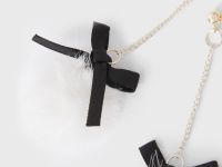 Длинные серьги с бантиками Глория Джинс