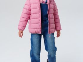 Куртка текстильная с полиуретановым покрытием для девочек