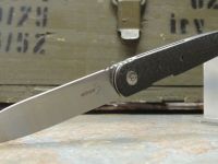 Нож складной Boker Plus LRF, сталь VG10 Satin Plain, рукоять карбон, 01BO079