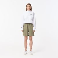 Женские шорты Lacoste из смеси льна