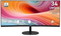 Монитор 34" MSI PRO MP341CQ E12 9S6-3PB2CT-212 3440x1440, 21:9, VA, 300cd/m2, 3500:1, 100M:1, 178/178, 2*HDMI, DP, 120Hz, Curve1500R, Tilt, Speaker, V