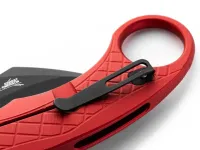 Складной нож LionSteel L.E.One, сталь Magnacut, рукоять алюминий, красный/черный