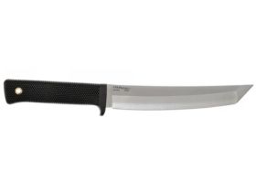 Нож с фиксированным клинком Cold Steel Recon Tanto, сталь VG-10 San Mai, рукоять кратон, черный