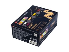 Набор акрила по коже "Decola" 11+1 шт х 20 мл, картон