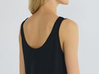 Вязаная майка, Черный