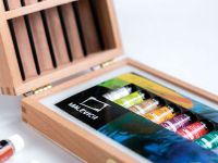 Набор подарочный с масляными красками "Малевичъ" Тициан, 9 предметов