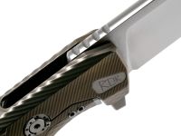 Нож складной LionSteel ROK B, сталь Bhler M390 Satin Finish, рукоять титан, бронзовый цвет