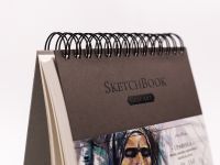 Скетчбук для графики Малевичъ "GrafArt" коричневый 19х19 см 80 л 150 г